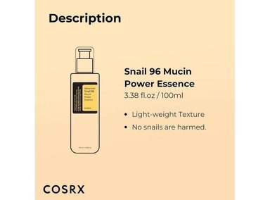COSRX SUERO HIDRATANTE SNAIL MUCIN 96% 100ML - 6