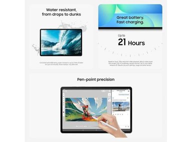 SAMSUNG GALAXY TAB S10 FE+ SM-X620NZSMXAR 13,1 PULGADAS ANDROID 256GB WIFI + S PEN SILVER - 3