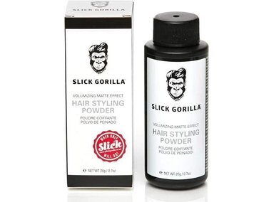 SLICK GORILLA POLVO PARA PEINAR EL CABELLO CON VOLUMEN Y ACABADO MATE, IDEAL PARA TODO TIPO DE CABELLO - 1