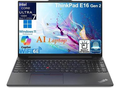 LENOVO THINKPAD E16 GEN 2, INTEL 16-CORE, 64GB RAM, 2TB SSD, WIFI 6E, TECLADO RETROILUMINADO