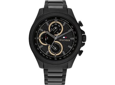 RELOJ MULTIFUNCIÓN PARA HOMBRE TOMMY HILFIGER, ACERO INOXIDABLE, DEPORTIVO, RESISTENTE AGUA