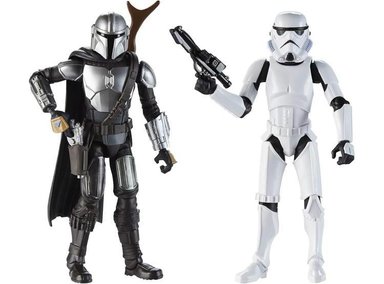 PAQUETE DE FIGURAS STAR WARS THE MANDALORIAN CON ACCESORIOS, JUGUETES PARA NIÑOS DE 4 AÑOS Y MÁS, EXCLUSIVO AMAZON