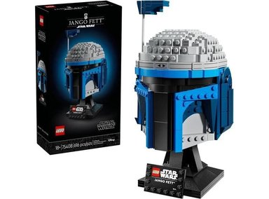 LEGO CASCO JANGO FETT STAR WARS - JUEGO DE CONSTRUCCIÓN PARA ADULTOS Y DECORACIÓN DE HABITACIÓN - 1