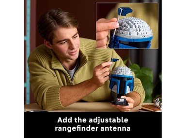 LEGO CASCO JANGO FETT STAR WARS - JUEGO DE CONSTRUCCIÓN PARA ADULTOS Y DECORACIÓN DE HABITACIÓN - 3