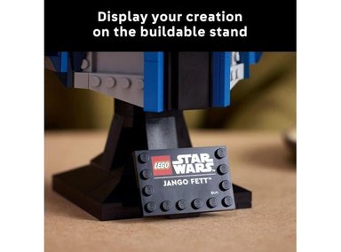 LEGO CASCO JANGO FETT STAR WARS - JUEGO DE CONSTRUCCIÓN PARA ADULTOS Y DECORACIÓN DE HABITACIÓN - 4