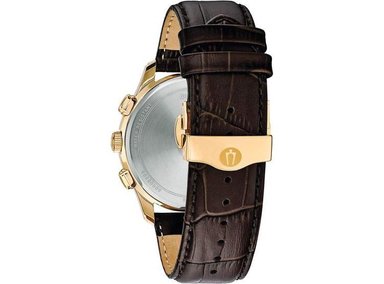 BULOVA RELOJ PARA HOMBRE CON CORREA MARRÓN Y CRONÓGRAFO CLÁSICO DE ACERO INOXIDABLE - 2