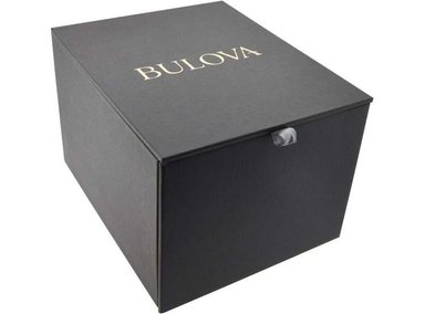 RELOJ BULOVA DE CUARZO PARA HOMBRE CON DIAMANTES EN LA ESFERA Y CRISTAL AMPLIADO, RESISTENTE AL AGUA HASTA 30 M - 3
