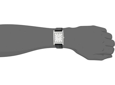 RELOJ BULOVA DE CUARZO Y CALENDARIO PARA HOMBRE CON CAJA DE ACERO Y CORREA DE CUERO NEGRO - 4