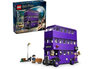 LEGO HARRY POTTER KNIGHT BUS - JUEGO DE CONSTRUCCIÓN PARA NIÑOS 8+ CON MINIFIGURAS Y DETALLES AUTÉNTICOS