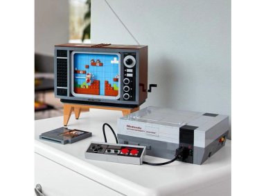 LEGO SUPER MARIO NINTENDO ENTERTAINMENT SYSTEM, SET DE CONSTRUCCIÓN PARA ADULTOS CON CONSOLA Y TELEVISOR - 6