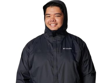 CHAQUETA IMPERMEABLE COLUMBIA PARA HOMBRE, LIGERA, PLEGABLE, CON CAPUCHA AJUSTABLE Y BOLSILLOS - 4