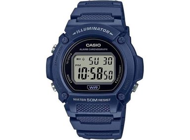 RELOJ DIGITAL CASIO W219H SERIES HOMBRE CON ALARMA, CRONÓGRAFO Y CALENDARIO