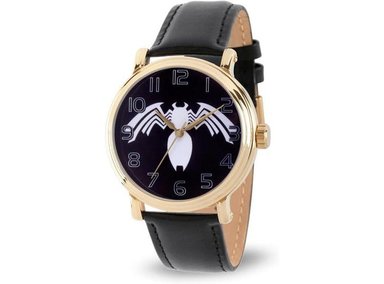 RELOJ VINTAGE SPIDER-MAN ADULTO CON MOVIMIENTO DE CUARZO, RESISTENTE AL AGUA HASTA 30 METROS