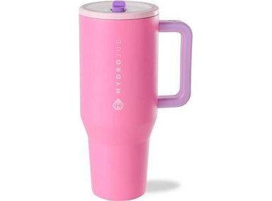 HYDROJUG TRAVELER - MODERNO CON ASA Y PAJILLA ABATIBLE, RESISTENTE A LAS FUGAS, REUTILIZABLE Y AISLADO