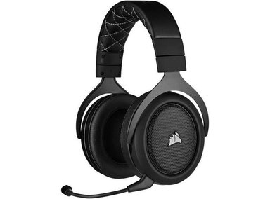 AURICULARES CORSAIR HS70 PRO INALÁMBRICOS CON SONIDO 7.1, COMPATIBLES CON PC, MACOS, PS5, PS4, CERTIFICADOS DISCORD - 1