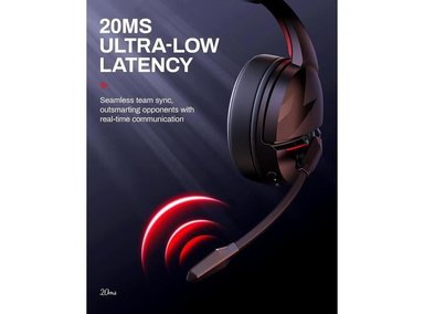 AURICULARES ACER INALÁMBRICOS PARA PS5/PS4/PC CON BATERÍA DE 100H, MICRÓFONO CLARO Y CONTROLADORES DINÁMICOS - 3
