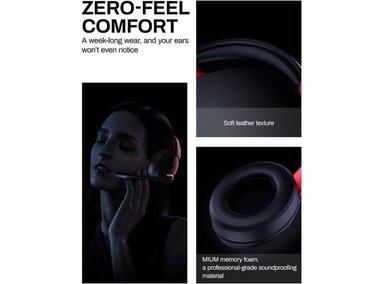 AURICULARES ACER INALÁMBRICOS PARA PS5/PS4/PC CON BATERÍA DE 100H, MICRÓFONO CLARO Y CONTROLADORES DINÁMICOS - 4