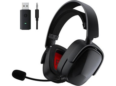 AURICULARES SENZER X100 INALÁMBRICOS PARA JUEGOS CON MICRÓFONO, SONIDO ESTÉREO Y COMODIDAD - 1