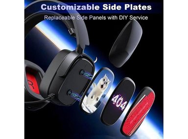 AURICULARES SENZER X100 INALÁMBRICOS PARA JUEGOS CON MICRÓFONO, SONIDO ESTÉREO Y COMODIDAD - 4