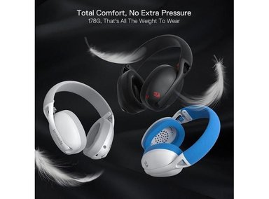 AURICULARES REDRAGON H848 BT INALÁMBRICOS PARA JUEGOS, LIGERO CON SONIDO ENVOLVENTE, MICRÓFONO DESMONTABLE - 4