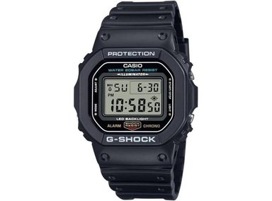 CASIO G-SHOCK CLÁSICO RELOJ DIGITAL PARA HOMBRE CON ALARMA Y CRONÓMETRO, RESISTENTE AL AGUA