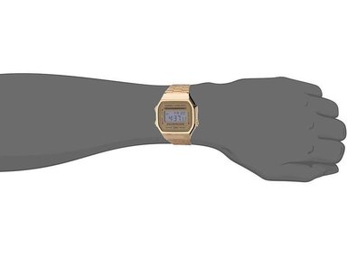 RELOJ DIGITAL CASIO VINTAGE A168 ESTILO RETRO CON RESISTENCIA AL AGUA Y CRONÓMETRO - 4