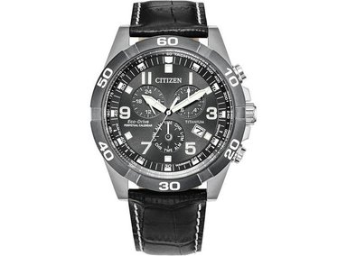 CITIZEN RELOJ CRONÓGRAFO ECO-DRIVE BRYCEN PARA HOMBRE, SUPER TITANIUM, CALENDARIO PERPETUO, ALARMA