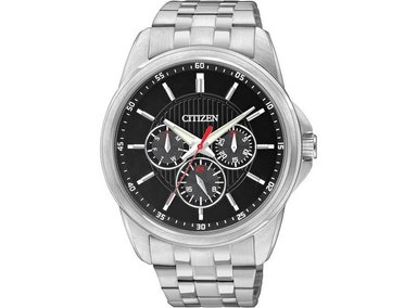RELOJ DE CUARZO CITIZEN PARA HOMBRE, CLÁSICO, ACERO INOXIDABLE, CON CALENDARIO Y RESISTENTE AL AGUA