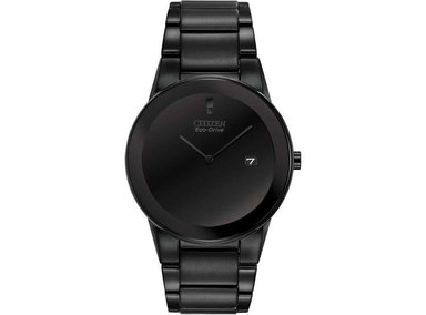 RELOJ CITIZEN ECO-DRIVE AXIOM PARA HOMBRE EN ACERO INOXIDABLE NEGRO CON MECANISMO DE CUARZO JAPONÉS
