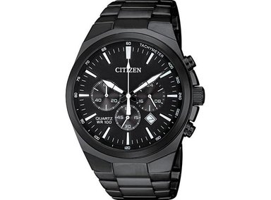 RELOJ DE CUARZO PARA HOMBRE CITIZEN ACERO INOXIDABLE CLÁSICO RESISTENTE AL AGUA CON CRONÓGRAFO Y FECHA