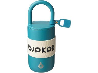 VASO DE CAFÉ CON TAPA Y ASA, AISLADO EN ACERO INOXIDABLE, IDEAL PARA BEBIDAS FRÍAS Y CALIENTES, COLOR LAGUNA