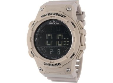 INVICTA RELOJ RACING PARA HOMBRE, DIGITAL, RESISTENTE AL AGUA CON BANDA DE POLIURETANO Y HEBILLA