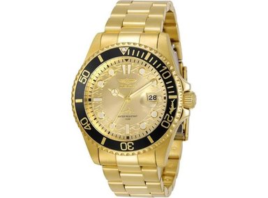 INVICTA RELOJ DE CUARZO PRO DIVER PARA HOMBRE, DORADO, MODELO 30025. IDEAL PARA BUZOS