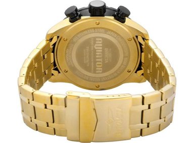 INVICTA RELOJ DE CUARZO JAPONÉS PARA HOMBRE CON DISEÑO AVIADOR Y PANTALLA ANALÓGICA, RESISTENTE AL AGUA - 4