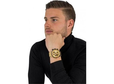 INVICTA RELOJ DE CUARZO JAPONÉS PARA HOMBRE CON DISEÑO AVIADOR Y PANTALLA ANALÓGICA, RESISTENTE AL AGUA - 6