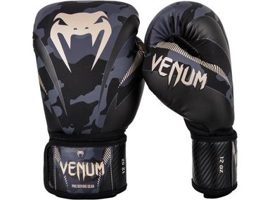 GUANTES DE BOXEO VENUM IMPACT CON ESPUMA DE TRIPLE DENSIDAD Y CIERRE DE VELCRO PARA ENTRENAMIENTOS SEGUROS