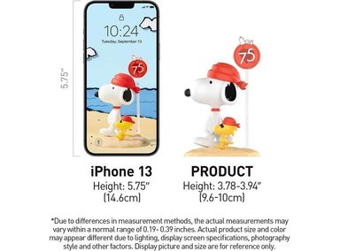 FIGURAS COLECCIONABLES SNOOPY POP MART PEANUTS 75TH ANNIVERSARY, DISEÑO ALEATORIO, IDEALES PARA DECORACIÓN Y REGALO - 6