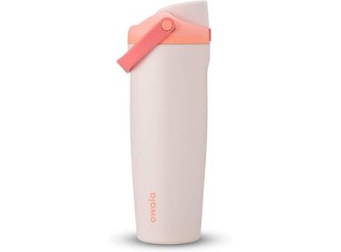 OWALA FREESIP SWAY - BOTELLA DE AGUA CON BOQUILLA 2 EN 1, ACERO INOXIDABLE Y TAPA SEGURA, COLOR SORBETE ESPUMOSO