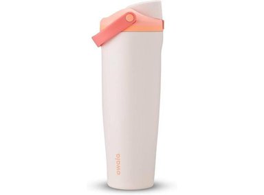 OWALA FREESIP SWAY BOTELLA DE AGUA DE ACERO INOXIDABLE CON BOQUILLA INNOVADORA Y DISEÑO AISLADO COLOR NARANJA/BRONCEADO