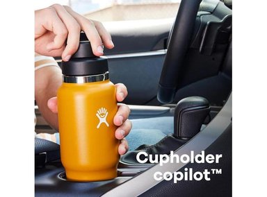 HYDRO FLASK BOTELLA DE VIAJE CON TAPA FLEXIBLE, AISLANTE DE DOBLE PARED, COLOR FOSSIL BROWN - 2