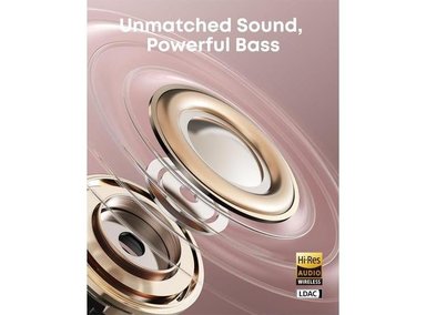 AURICULARES ANKER AEROCLIP, OREJA ABIERTA, COMODIDAD ADAPTABLE, MARRÓN ROSADO - 3