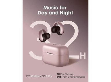 AURICULARES ANKER AEROCLIP, OREJA ABIERTA, COMODIDAD ADAPTABLE, MARRÓN ROSADO - 5
