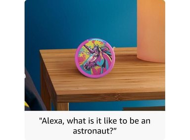 AMAZON ECHO POP KIDS DISEÑADO PARA NIÑOS INCLUYE CONTROL PARENTAL Y 6 MESES DE AMAZON KIDS+, DISEÑO UNICORN - 3