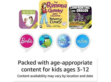 AMAZON ECHO DOT KIDS CON ALEXA, DISEÑADO PARA NIÑOS, CONTROL PARENTAL Y 1 AÑO DE AMAZON KIDS+ - 4