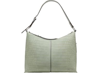 CALVIN KLEIN MAX TOP ZIP BOLSO DE HOMBRO HOBO CON DISEÑO ELEGANTE Y ORGANIZACIÓN INTERIOR SEGURA
