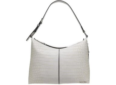 BOLSO DE HOMBRO CALVIN KLEIN HOBO CON CREMALLERA SUPERIOR Y DISEÑO MODERNO EN CUERO VEGANO DE ALTA CALIDAD