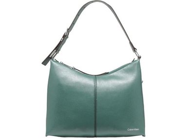 BOLSO DE HOMBRO HOBO CALVIN KLEIN MAX, CUERO VEGANO Y ORGANIZACIÓN INTERIOR SEGURA Y ELEGANTE