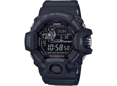 CASIO G-SHOCK GW9400-1B, RELOJ DIGITAL PARA HOMBRE, COLOR NEGRO, ENERGÍA SOLAR Y RESISTENTE AL AGUA