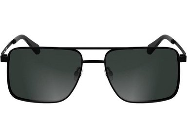 GAFAS DE SOL AVIADOR CALVIN KLEIN CON MARCO METÁLICO, DOBLE PUENTE, LENTES TONIFICADAS, ESTILO XL PARA HOMBRES