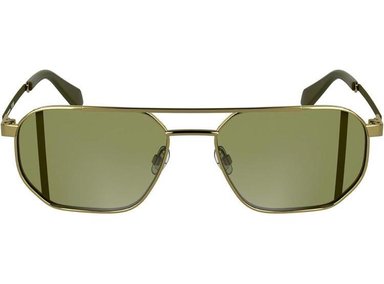 GAFAS DE SOL CALVIN KLEIN JEANS CKJ25202S RECTANGULARES DE METAL CON PUENTE DOBLE Y LENTES TONIFICADAS